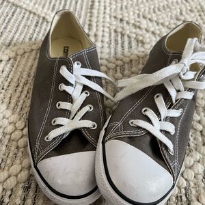 Grey low top Chuck Taylor All Star Converse Shoes
